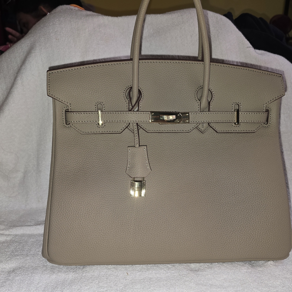 Elegant Taupe Handbag